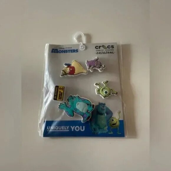 NWT DISNEY PIXAR Monsters, Inc. 5 Pack CROC CHARMS - Picture 7 of 7